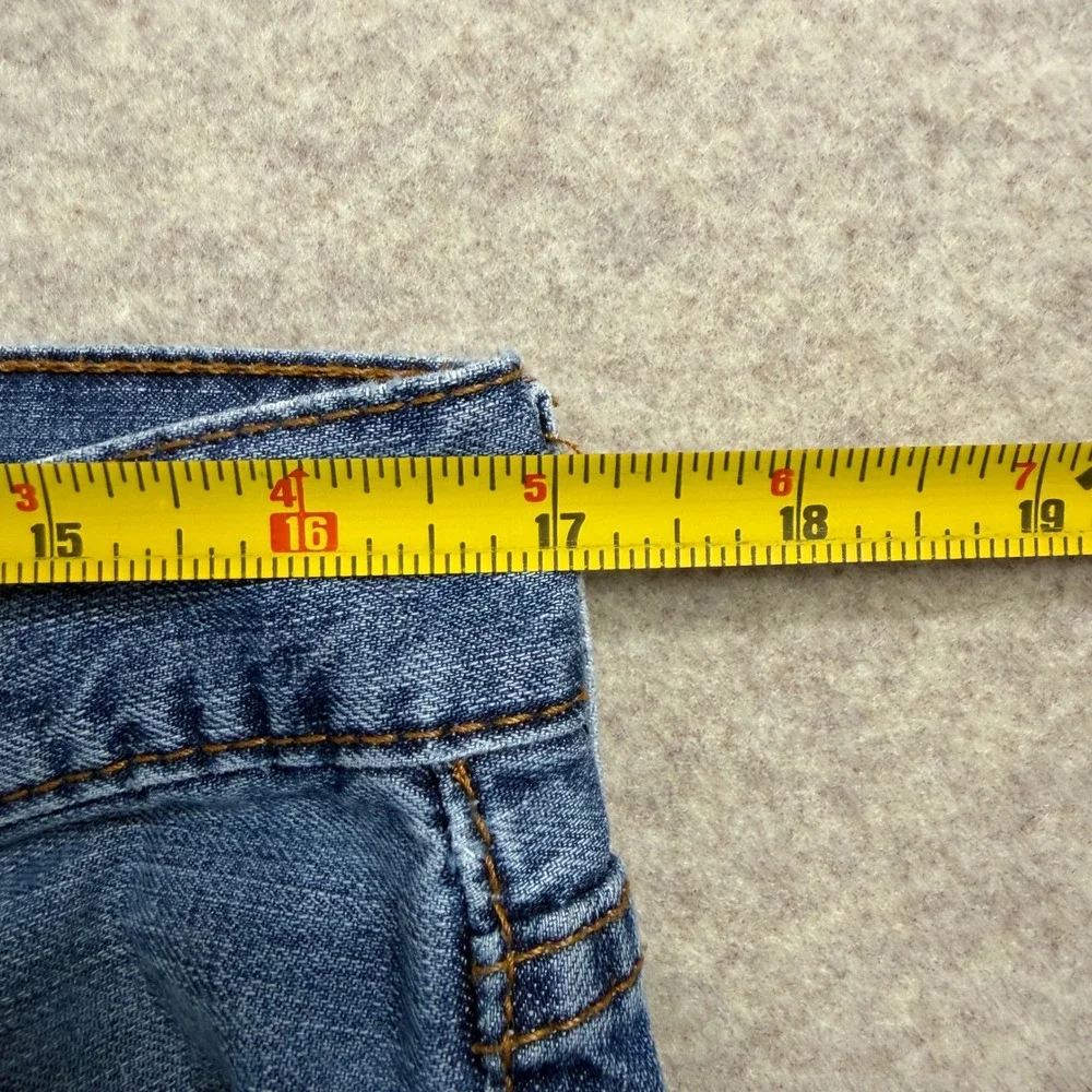 Levis 527 Slim Bootcut Jeans Mens 34x30 Blue Denim Mid Wash 05527-0175